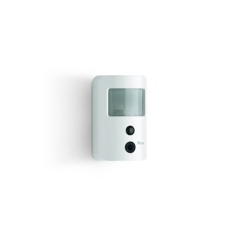 Détecteur à infrarouges avec appareil photo intégré NICE sans fil