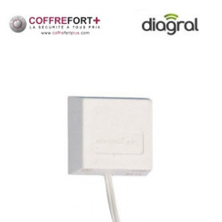 Capteur de bris de vitre - DIAGRAL - D8920 - Blanc