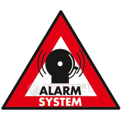 Lot 5 stickers CAMERA DE SÉCURITÉ KONIG SEC-ST-CS