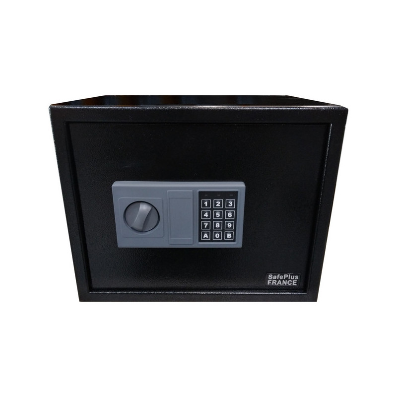 Coffre fort de sécurité avec alarme - Serrure électronique et clé - SAFE PLUS FRANCE 30LEK 