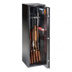 Armoire 5 fusils + coffret interne - Serrure électronique - Ranger N5E -  BURG WÄCHTER 
