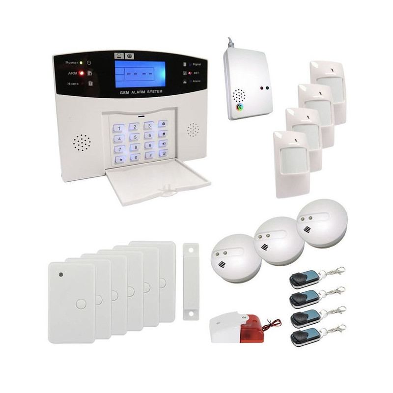 Alarme maison sans-fil et filaire transmetteur GSM - EMATRONIC AL01 ULTIMATE