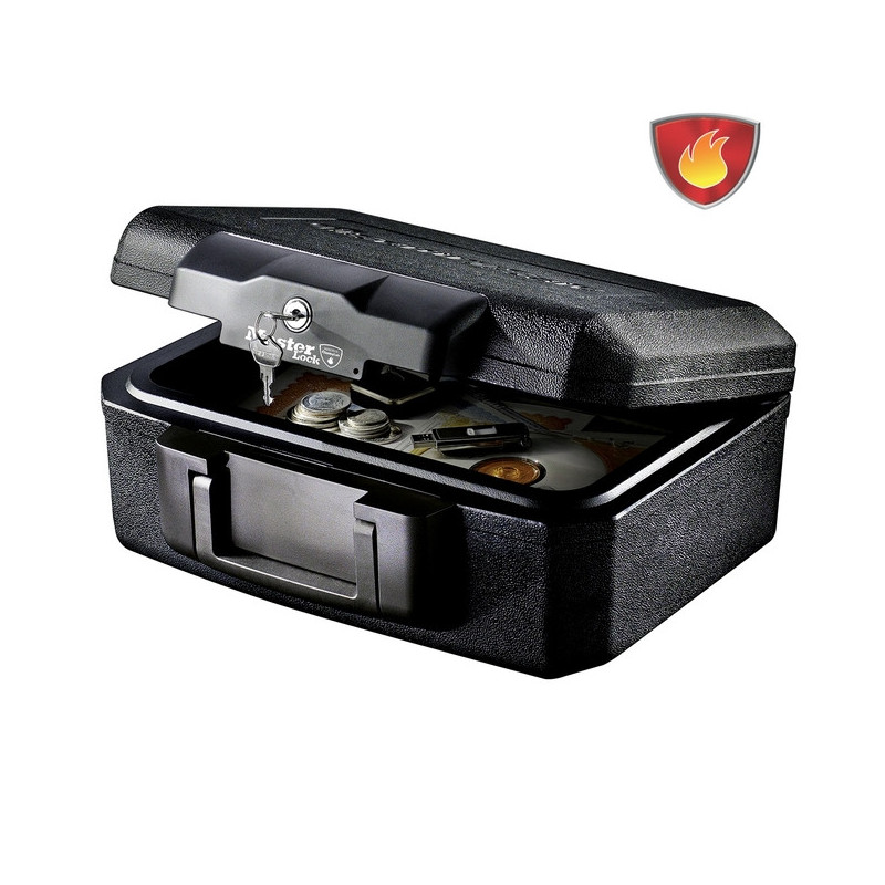 Mallette de Sécurité Anti Feu Ignifugé - Serrure à Clé - Format S - MASTERLOCK - L1200 