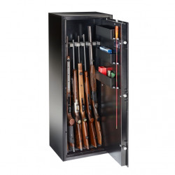 Armoire 7 fusils + Coffret interne - Serrure électronique - Ranger N7E - BURG WÄCHTER 
