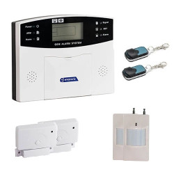 Alarme kit mixte sans-fil et filaire avec transmetteur RTC - EMATRONIC AL01 - Pour 2 ou 3 pièces