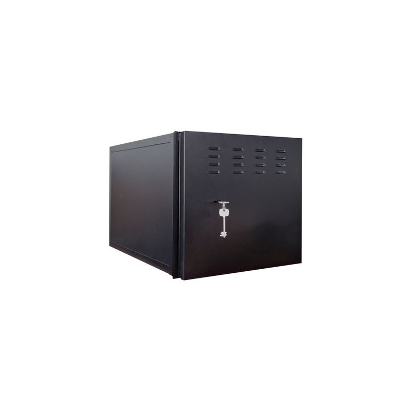 Caisse métallique fermé pour enregistreur - Fermeture spéciale avec clé - LOCKBOX-6U-SL
