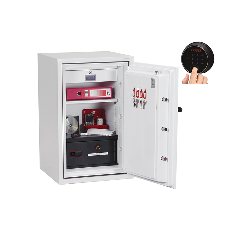 Coffre fort ignifuge supports informatiques - Serrure électronique et biométrique - PHOENIX DATA COMBI DS2502F